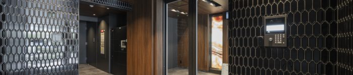 神戸市御影　外観リノベーション　エントランスデザイン